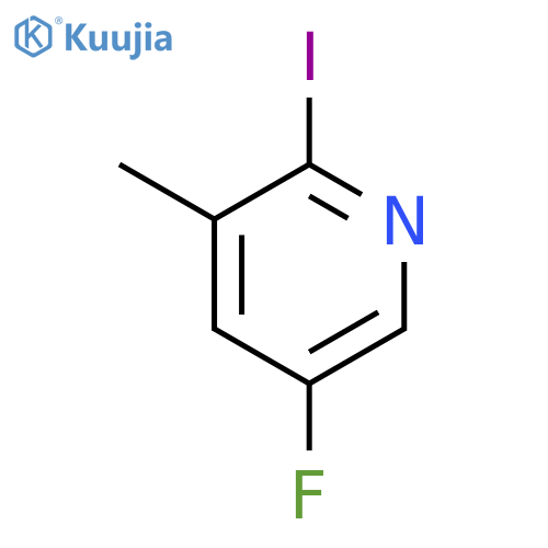 5-Fluoro-2-iodo-3-methylpyridine structure