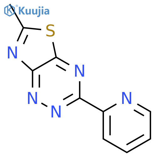 Thiazolo[5,4-e]-1,2,4-triazine, 6-methyl-3-(2-pyridinyl)- structure