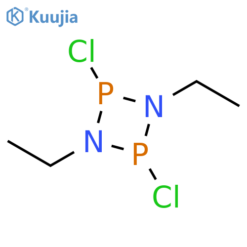 1,3,2,4-DIAZADIPHOSPHETIDINE, 2,4-DICHLORO-1,3-DIETHYL- structure