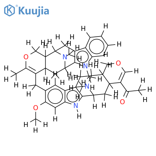 11-methoxy-10-(21-methyl-19-nor-alstophyllan-18-yl)-22-nor-alstophyllan-19-one structure