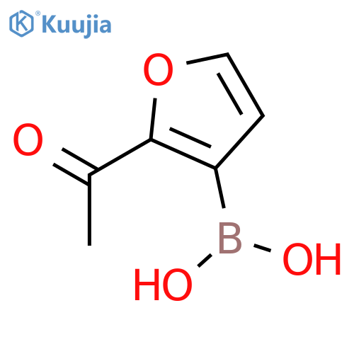 2-acetylfuran-3-boronic acid structure