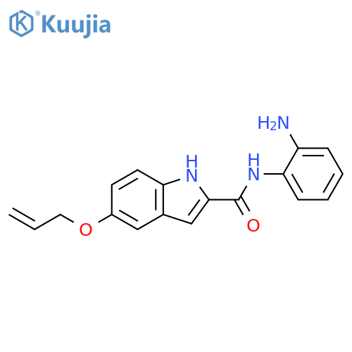 1H-Indole-2-carboxamide, N-(2-aminophenyl)-5-(2-propenyloxy)- structure