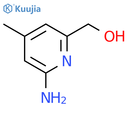 2-Pyridinemethanol,6-amino-4-methyl-(9CI) structure