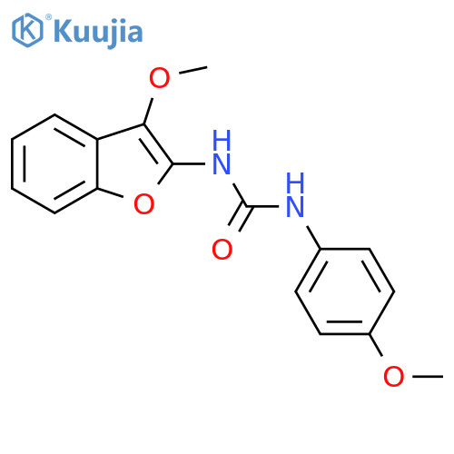 Urea, N-(3-methoxy-2-benzofuranyl)-N'-(4-methoxyphenyl)- structure