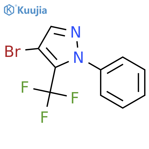 4-Bromo-1-Phenyl-5-(Trifluoromethyl)-1h-Pyrazole structure