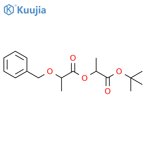Propanoic acid, 2-[1-oxo-2-(phenylmethoxy)propoxy]-, 1,1-dimethylethylester structure