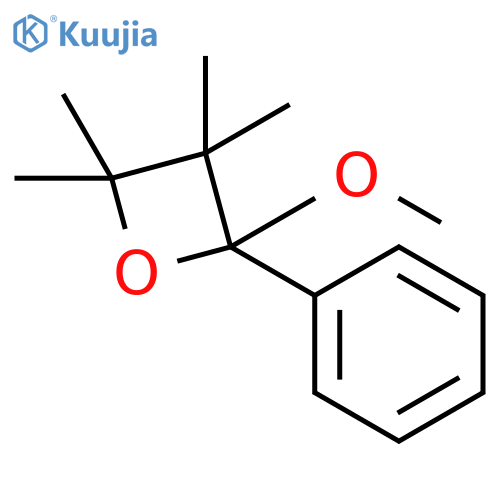 Oxetane, 2-methoxy-3,3,4,4-tetramethyl-2-phenyl- structure
