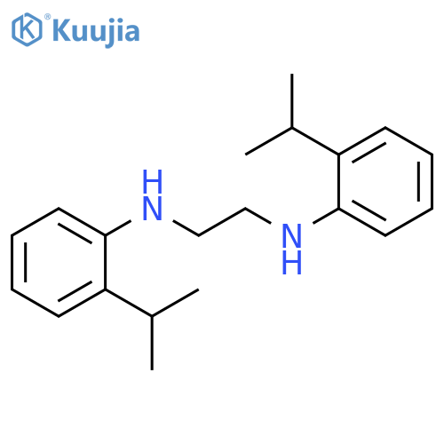 1,2-Ethanediamine, N,N'-bis[2-(1-methylethyl)phenyl]- structure