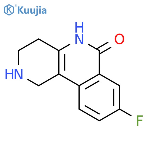 Benzo[c][1,6]naphthyridin-6(2H)-one, 8-fluoro-1,3,4,5-tetrahydro- structure