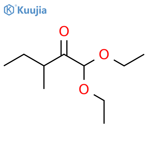 2-Pentanone, 1,1-diethoxy-3-methyl- structure