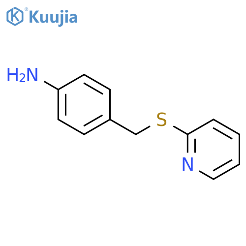 4-(pyridin-2-ylsulfanyl)methylaniline structure