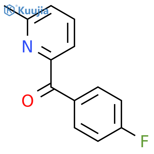 2-(4-Fluorobenzoyl)-6-methylpyridine structure