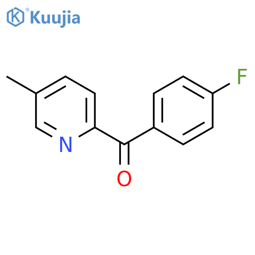 2-(4-Fluorobenzoyl)-5-methylpyridine structure