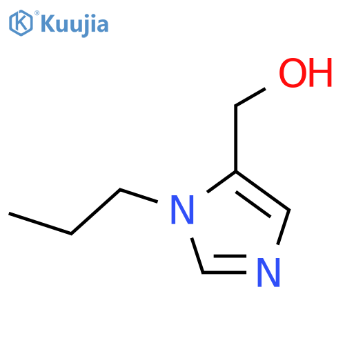 (1-propyl-1H-imidazol-5-yl)methanol structure