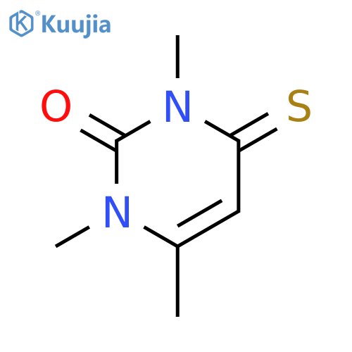 2(1H)-Pyrimidinone,  3,4-dihydro-1,3,6-trimethyl-4-thioxo- structure