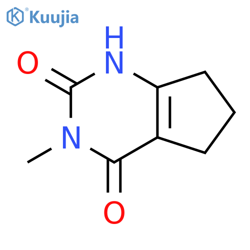 1H-CYCLOPENTAPYRIMIDINE-2,4(3H,5H)-DIONE, 6,7-DIHYDRO-3-METHYL- structure