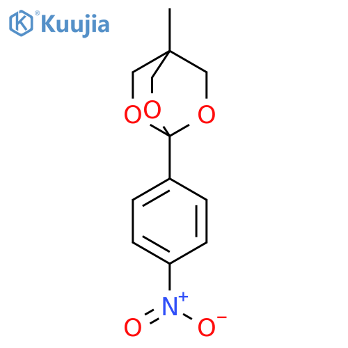 2,6,7-Trioxabicyclo[2.2.2]octane, 4-methyl-1-(4-nitrophenyl)- structure