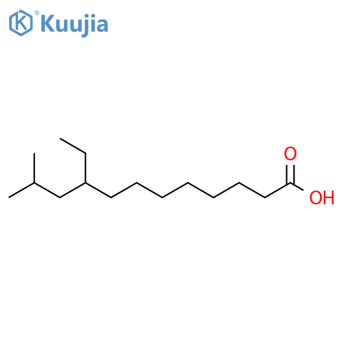 Dodecanoic acid, 9-ethyl-11-methyl- structure