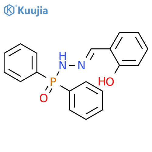 PHOSPHINIC HYDRAZIDE, 2-[(2-HYDROXYPHENYL)METHYLENE]-P,P-DIPHENYL- structure