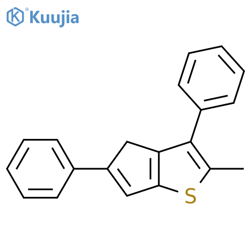 4H-Cyclopenta[b]thiophene, 2-methyl-3,5-diphenyl- structure