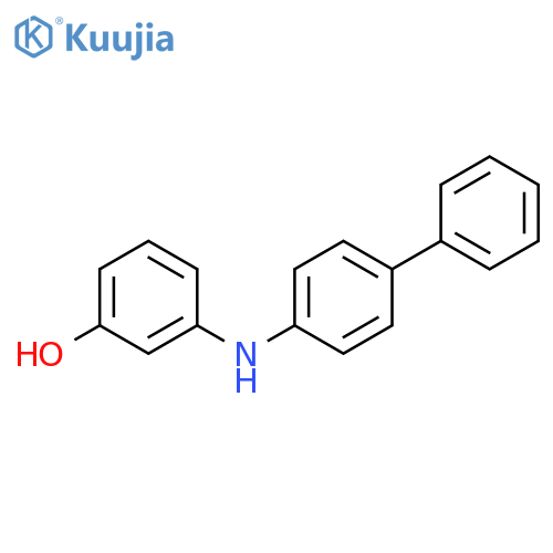 Phenol, 3-([1,1'-biphenyl]-4-ylamino)- structure