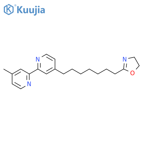 2,2'-Bipyridine, 4-[7-(4,5-dihydro-2-oxazolyl)heptyl]-4'-methyl- structure