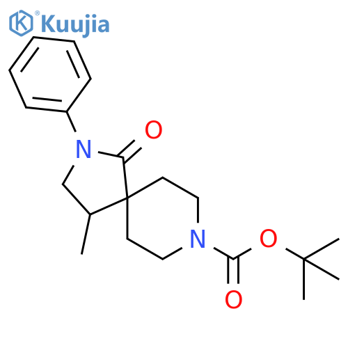 2,8-Diazaspiro[4.5]decane-8-carboxylic acid, 4-methyl-1-oxo-2-phenyl-,1,1-dimethylethyl ester structure
