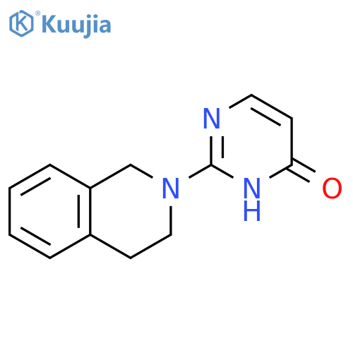 4(1H)-Pyrimidinone, 2-(3,4-dihydro-2(1H)-isoquinolinyl)- structure