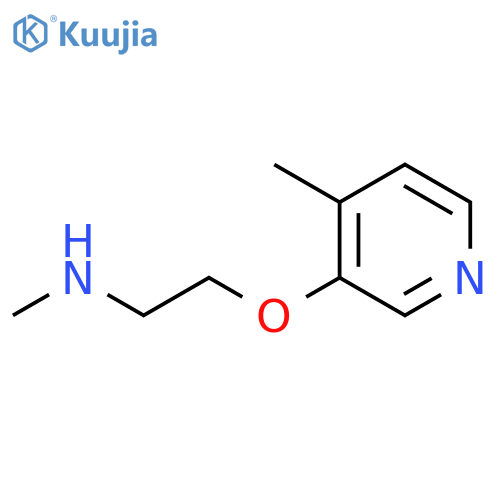 Ethanamine, N-methyl-2-[(4-methyl-3-pyridinyl)oxy]- structure