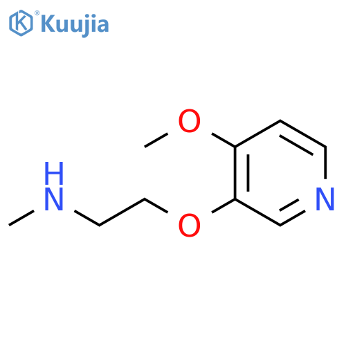 Ethanamine, 2-[(4-methoxy-3-pyridinyl)oxy]-N-methyl- structure