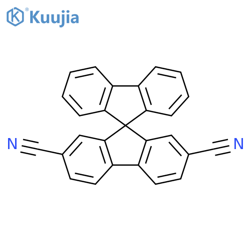 9,9'-Spirobi[9H-fluorene]-2,7-dicarbonitrile structure