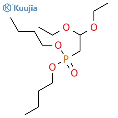 Phosphonic acid, (2,2-diethoxyethyl)-, dibutyl ester structure