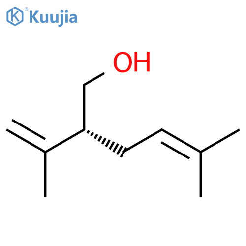 4-Hexen-1-ol,5-methyl-2-(1-methylethenyl)-, (2R)- structure