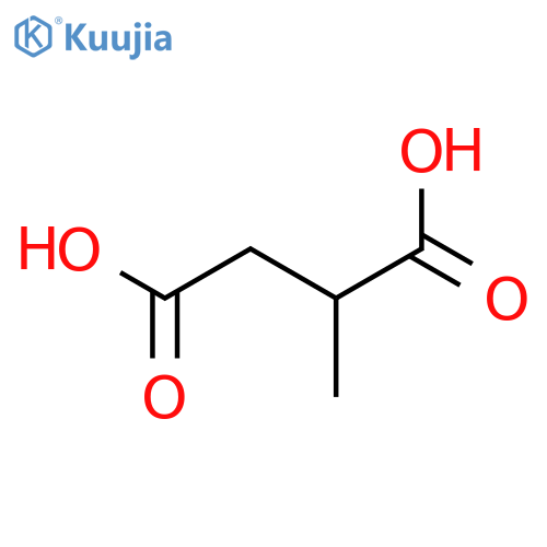 Methylsuccinic acid structure