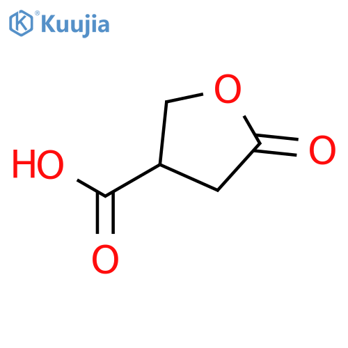 5-oxotetrahydrofuran-3-carboxylic acid structure