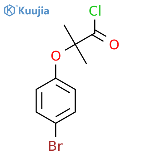 2-(4-Bromophenoxy)-2-methylpropanoyl chloride structure