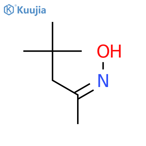 2-PENTANONE, 4,4-DIMETHYL-, OXIME, (Z)- structure