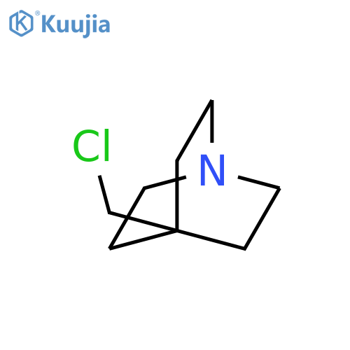 4-(chloromethyl)-1-azabicyclo2.2.2octane structure