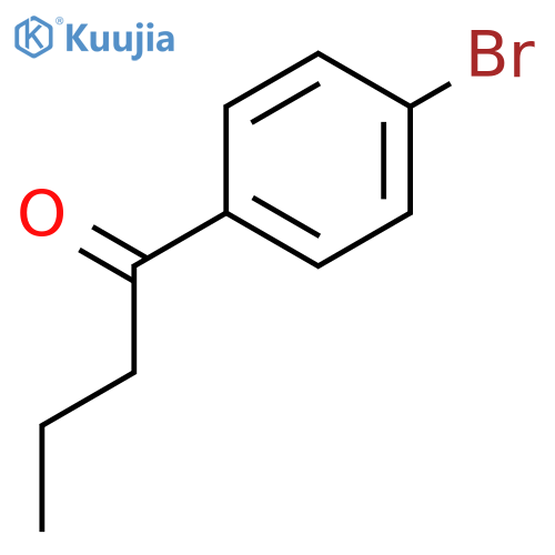 1-(4-bromophenyl)butan-1-one structure