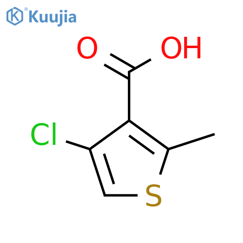 4-Chloro-2-methylthiophene-3-carboxylic acid structure