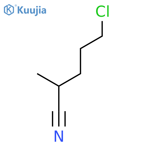 PENTANENITRILE, 5-CHLORO-2-METHYL- structure