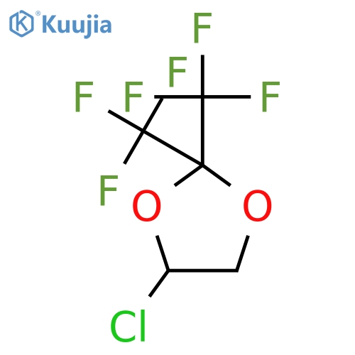1,3-Dioxolane, 4-chloro-2,2-bis(trifluoromethyl)- structure