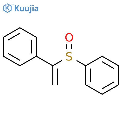 Benzene, [(1-phenylethenyl)sulfinyl]- structure