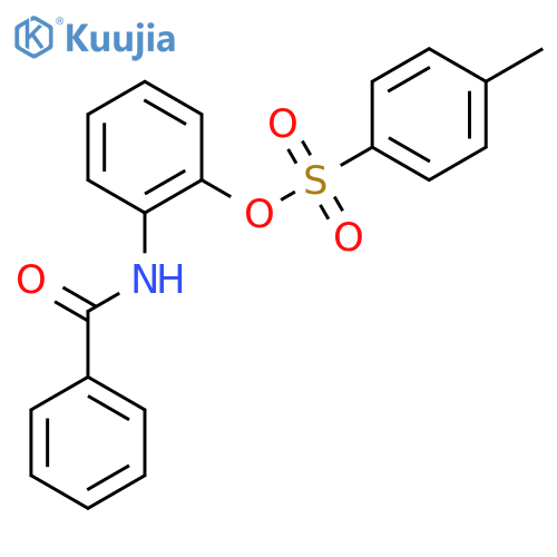 Benzamide,N-[2-[[(4-methylphenyl)sulfonyl]oxy]phenyl]- structure