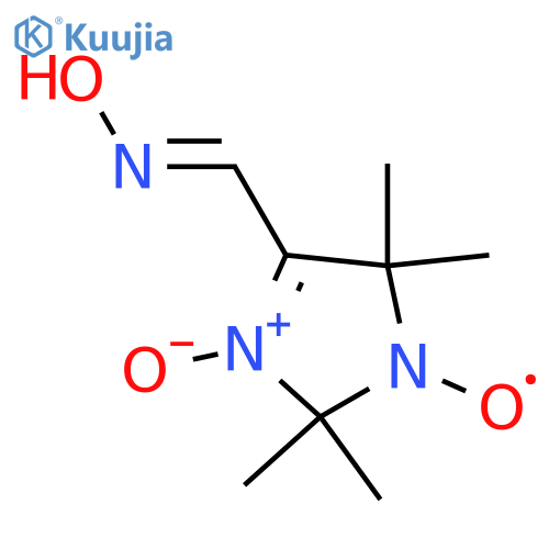 1H-Imidazol-1-yloxy,2,5-dihydro-4-[(hydroxyimino)methyl]-2,2,5,5-tetramethyl-, 3-oxide (9CI) structure