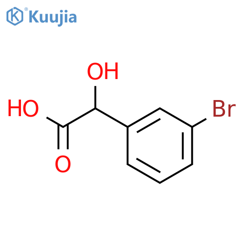 3-Bromomandelic acid structure
