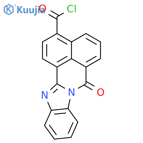 7H-Benzimidazo[2,1-a]benz[de]isoquinoline-3-carbonyl chloride, 7-oxo- structure