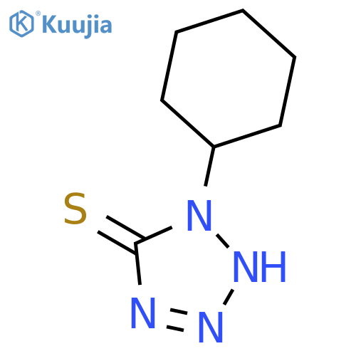 1-Cyclohexyl-1H-tetrazole-5-thiol structure
