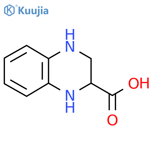 1,2,3,4-Tetrahydroquinoxaline-2-carboxylic acid structure