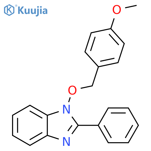 1H-Benzimidazole, 1-[(4-methoxyphenyl)methoxy]-2-phenyl- structure